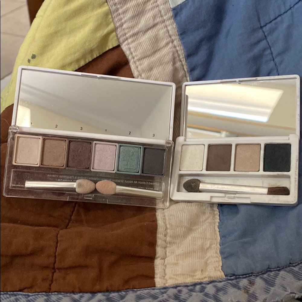 To Clinique eyeshadow palettes